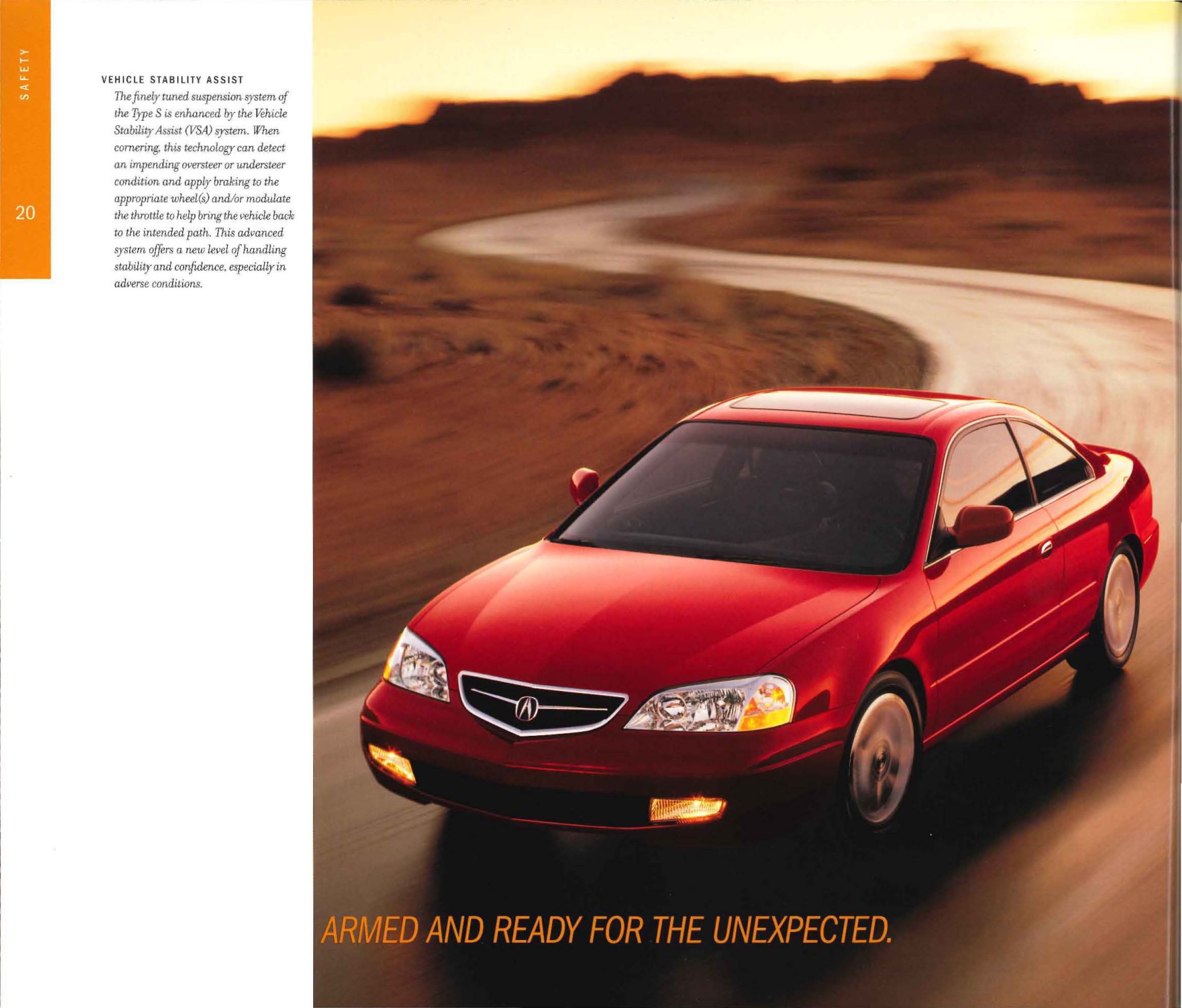 2001 Acura CL Brochure Page 16